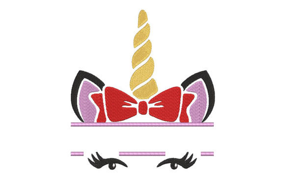 Colorful Unicorn Split Design
