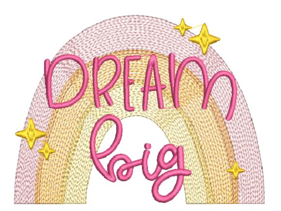 Dream Big Rainbow and Sparkles