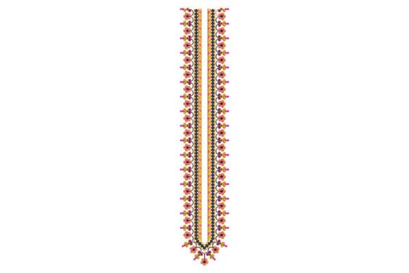 Floral Neckline