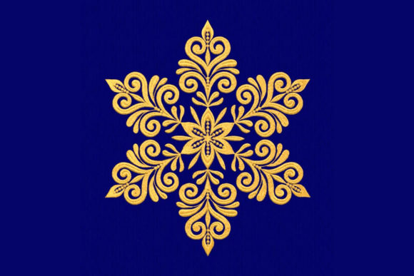 Gold Snowflake